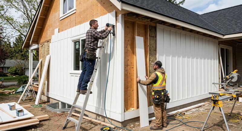 Board And Batten Installation
