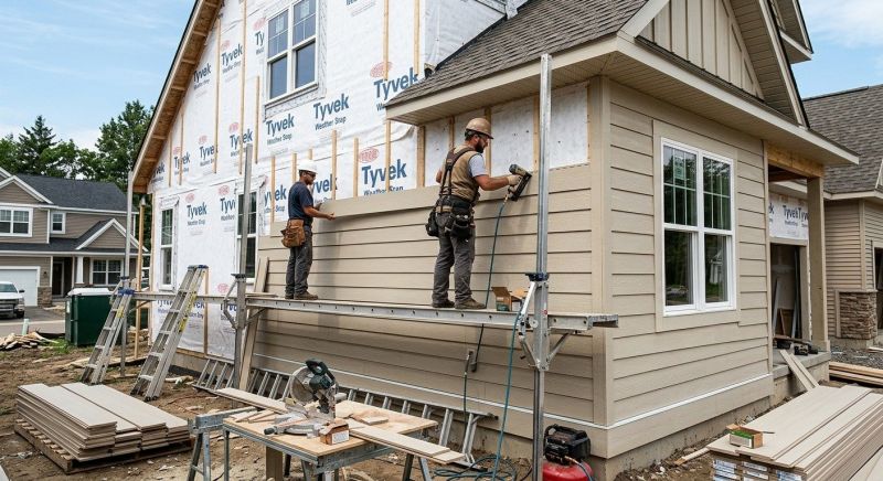Fiberboard Siding Installation