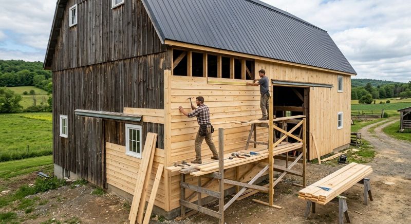 Barn Siding Installation in Waynesboro, TN