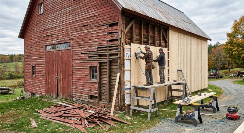 Barn Siding Replacement in Centerville, TN