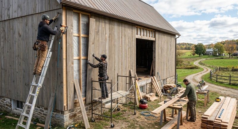 Barn Siding Replacement in Hohenwald, TN