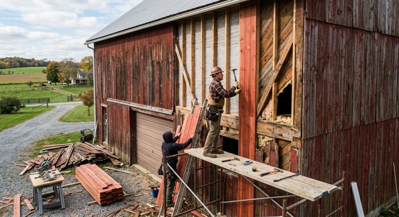 Barn Siding Replacement in Lobelville, TN