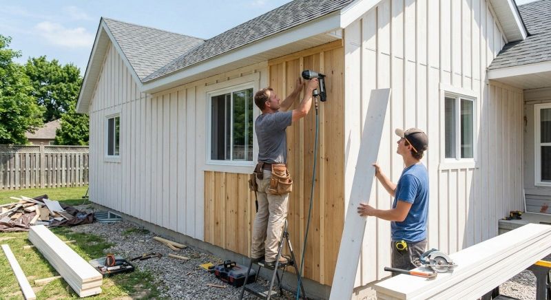 Batten Siding Installation in Hohenwald, TN