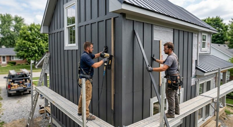 Batten Siding Installation in Linden, TN
