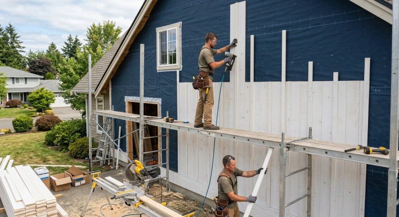 Batten Siding Installation in Waynesboro, TN