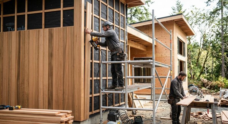 Cedar Cladding Installation in Hickman County, TN