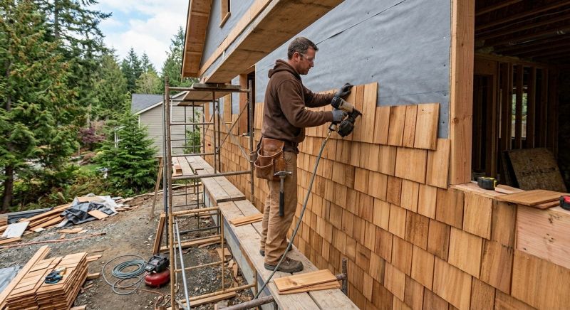 Cedar Siding Installation in Lobelville, TN
