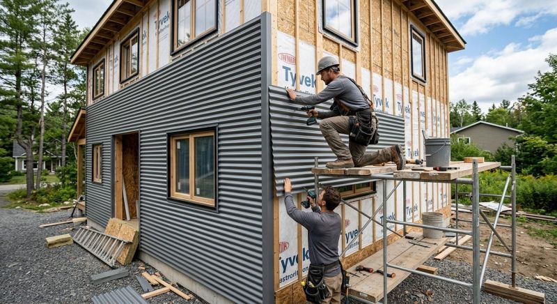 Corrugated Siding Installation in Hickman County, TN