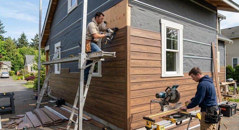 Faux Wood Siding Installation in Hohenwald, TN