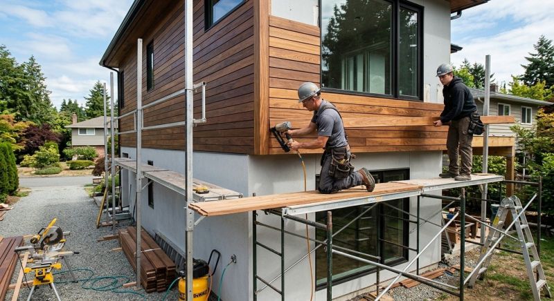 Hardwood Siding Installation in Hohenwald, TN