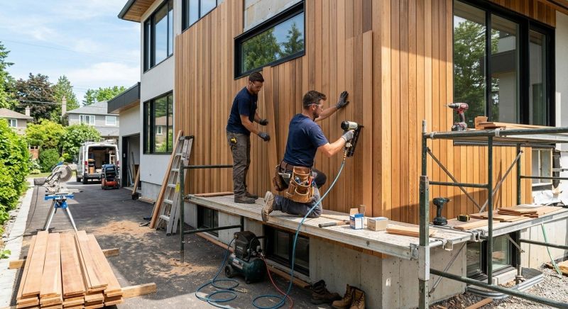 Hardwood Siding Installation in Linden, TN