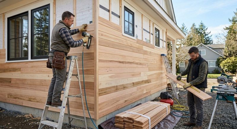 Hardwood Siding Installation in Lobelville, TN