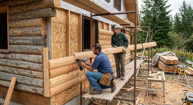 Log Siding Installation in Hickman County, TN