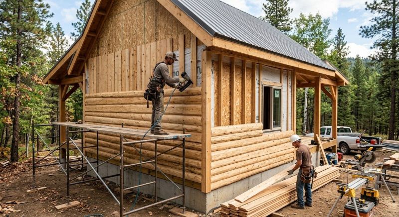 Log Siding Installation in Hickman County, TN