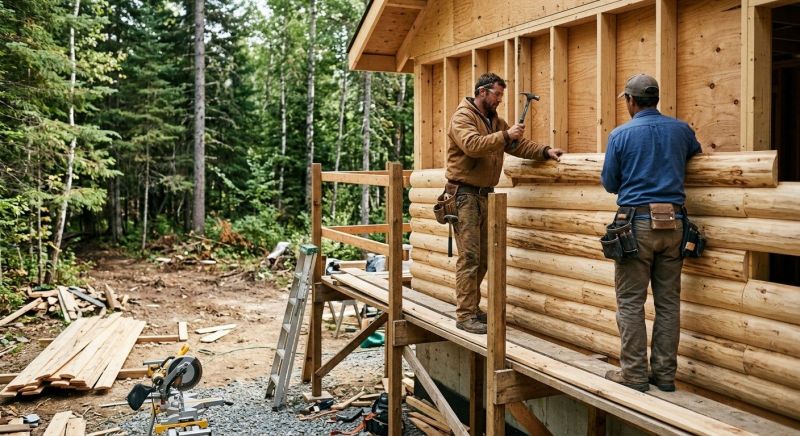 Log Siding Installation in Hickman County, TN