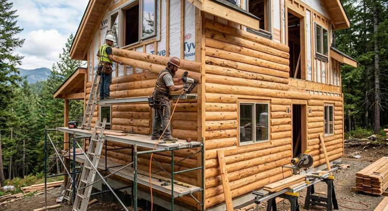 Log Siding Installation in Lobelville, TN