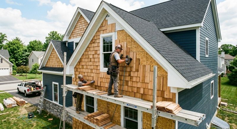 Shake Siding Installation in Hohenwald, TN