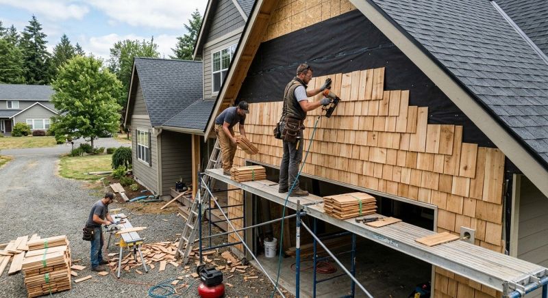 Shake Siding Installation in Lobelville, TN