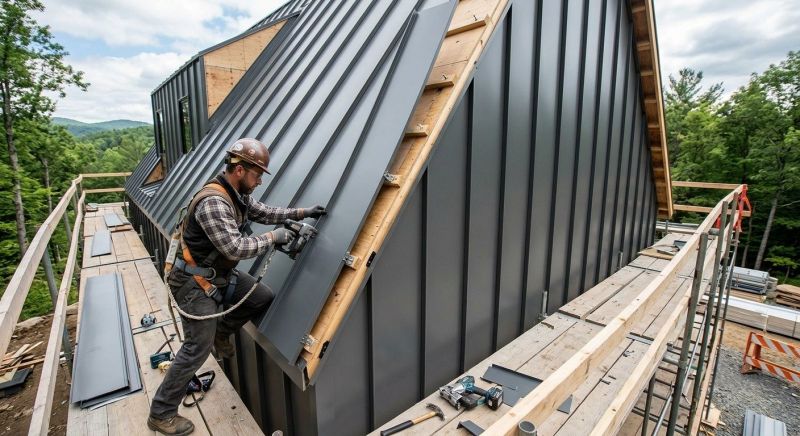 Sheet Metal Siding Replacement in Hickman County, TN