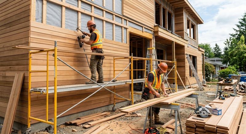 Wood Cladding Installation in Hohenwald, TN