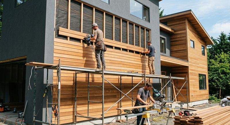Wood Cladding Installation in Lobelville, TN