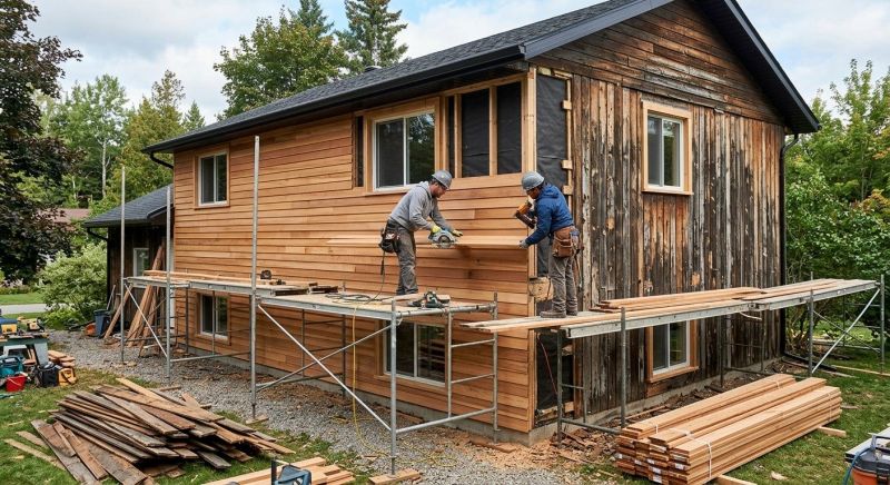 Wood Cladding Replacement in Hickman County, TN