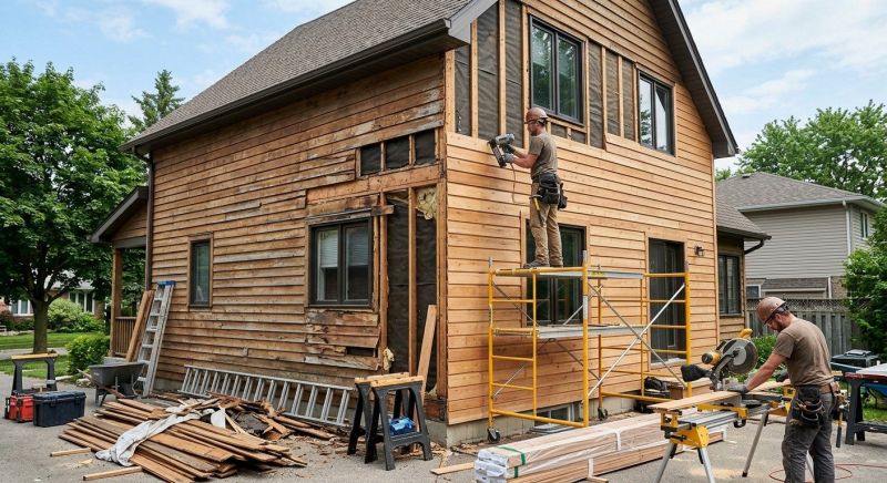 Wood Cladding Replacement in Hickman County, TN