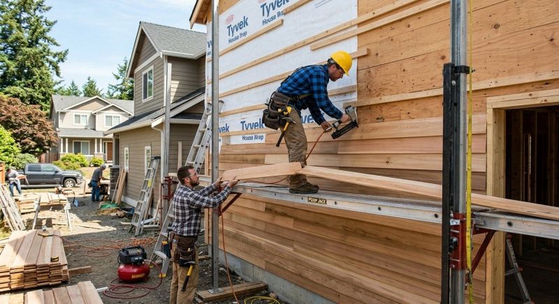 Wood Plank Siding Installation in Hickman County, TN