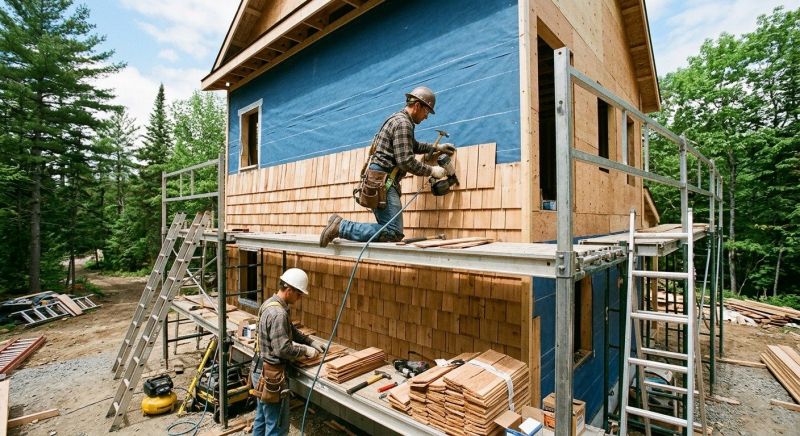 Wood Shake Siding Installation in Hickman County, TN