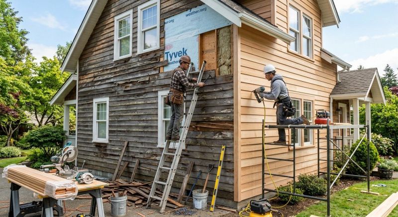 Wood Siding Installation in Lobelville, TN